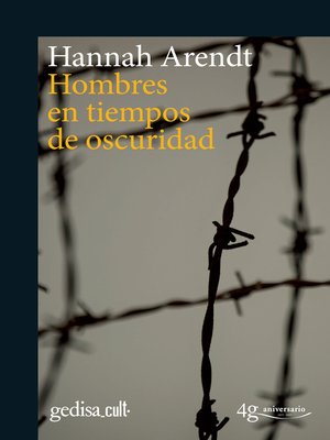 cover image of Hombres en tiempos de oscuridad